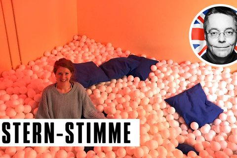 Im "Museum of Happiness" in London dürfen auch Erwachsene ins Bällebad
