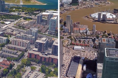 Quiz für Vielflieger: London oder Frankfurt? Erkennen Sie diese Städte aus der Luft?
