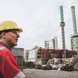 Aurubis in Lünen ist eine der größten Kupfer-Recyclinganlagen der Welt.