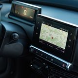 Der Sieben-Zoll-Touchscreen ist kapazitiv