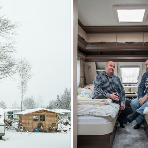 Camping im Winter: Sie leben den Traum vom einfachen Leben