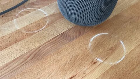 Apples HomePod kann mit Holzoberflächen reagieren