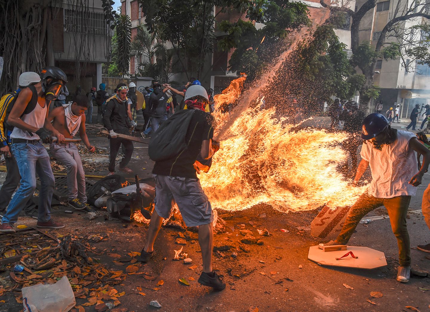 World Press Photo Nominiert in der Kategorie "Spot News"