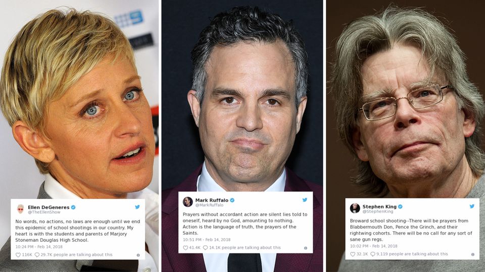 Reaktionen auf Florida-Amoklauf: Hollywoods scharfer Angriff auf Trumps "rechte Konsorten" und die Waffenlobby