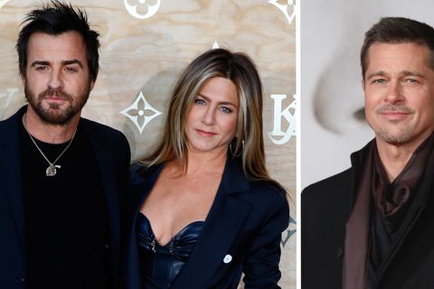 Jennifer Aniston, Justin Theroux, Brad Pitt