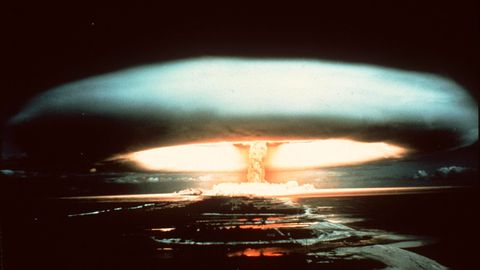 Atomtest auf dem Mururoa-Atoll