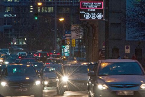 Feinstaubbelastung in Stuttgart