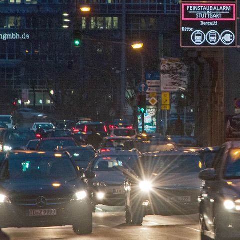 Feinstaubbelastung in Stuttgart