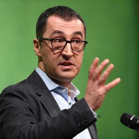 Cem Özdemir spricht beim politischen Aschermittwoch der Grünen