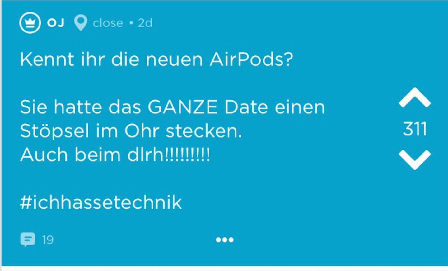 Jodel: Die Horror-Dates aus Hamburg und Umgebung