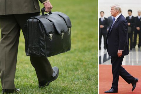 Bei China-Besuch: Handgemenge um Trumps Atomkoffer - Beamter niedergerungen