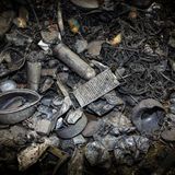 Metall in der Schlacke