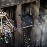 Bunker in der Müllverbrennungsanlage