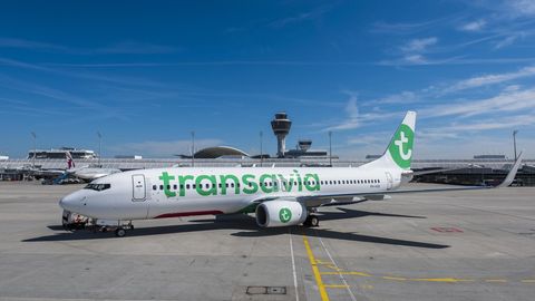Eine Maschine der Airline Transavia. So eine musste in Wien notlanden.
