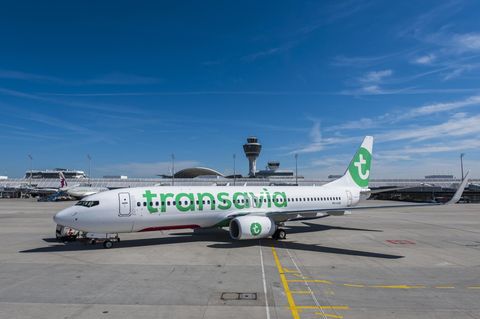 Eine Maschine der Airline Transavia. So eine musste in Wien notlanden.