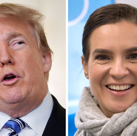 Donald Trump und Katarina Witt
