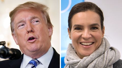 Donald Trump und Katarina Witt