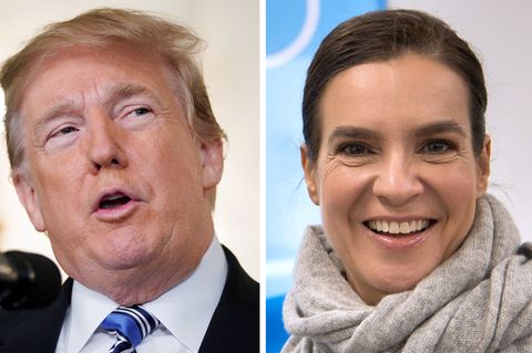 Donald Trump und Katarina Witt