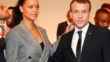 Rihanna und Emmanuel Macron