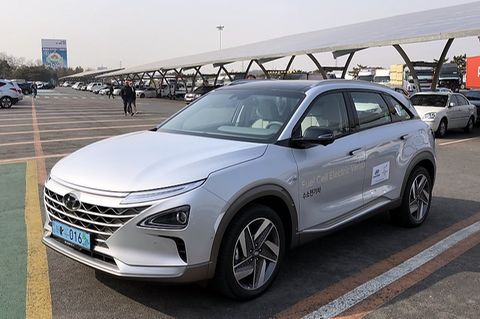 Hyundai Nexo - die maximale Leistung liegt bei 120 kW / 163 PS und 395 Nm