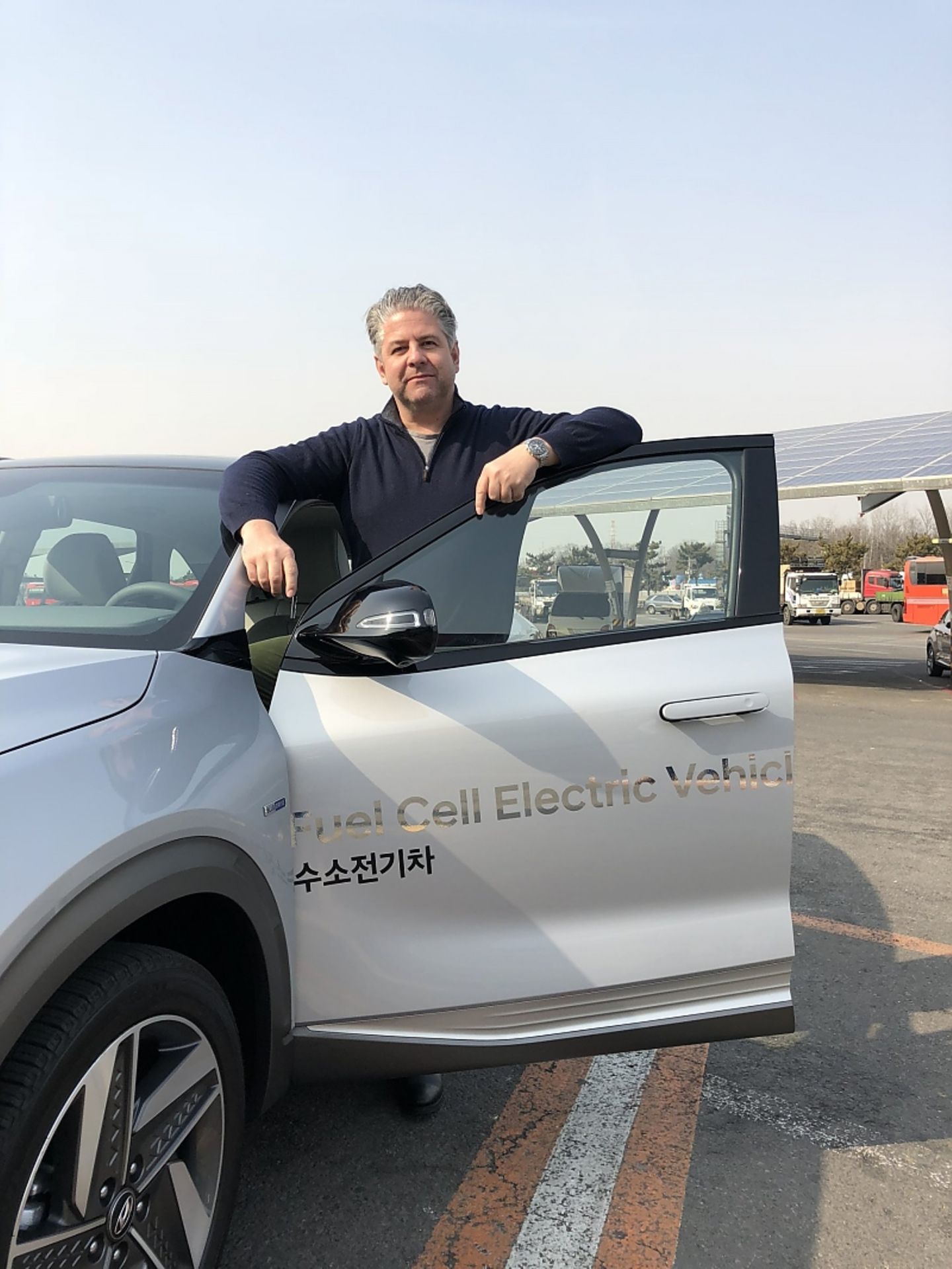 Hyundai Nexo - auf Testfahrt in Korea