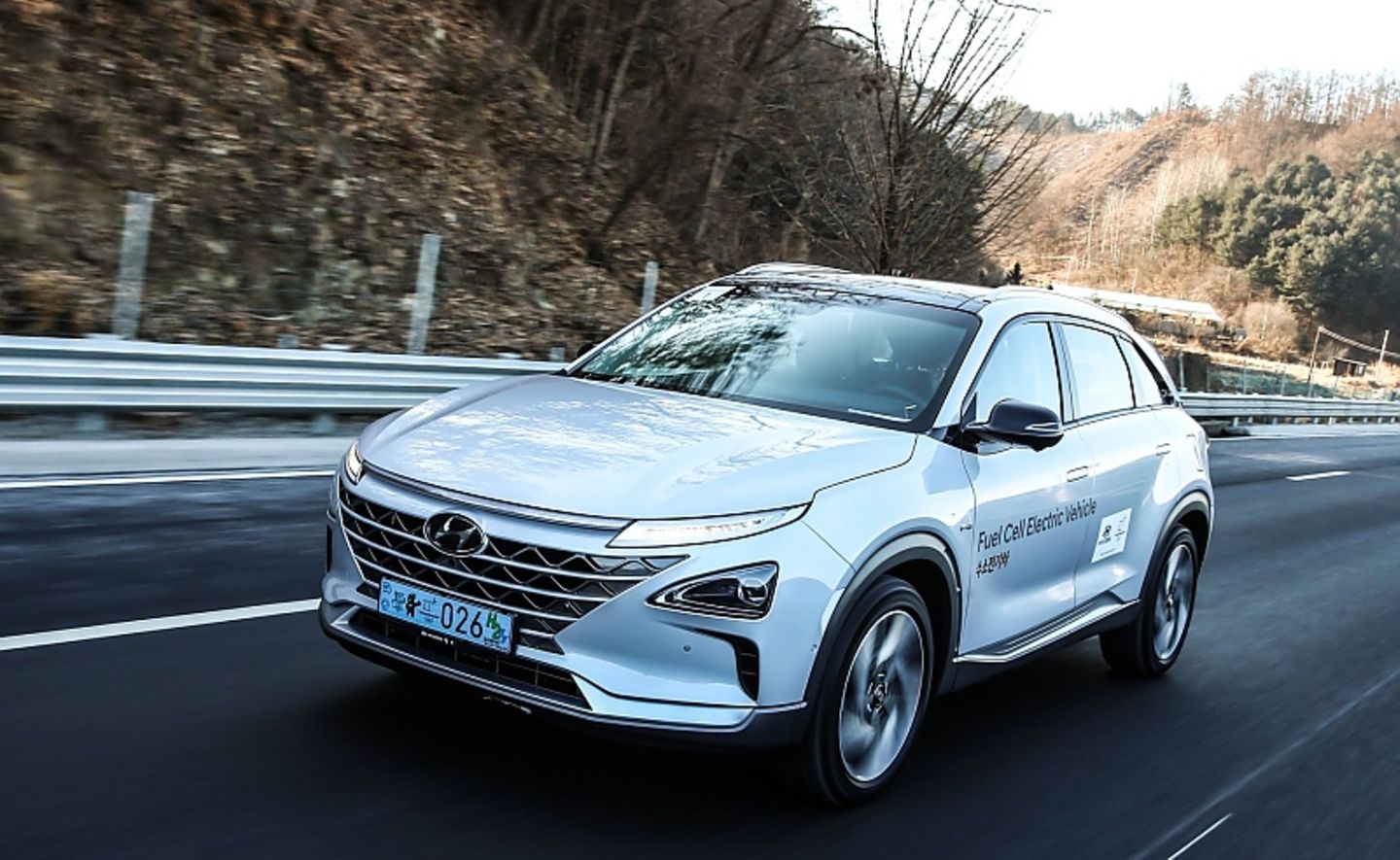 Die maximale Reichweite des Hyundai Nexo liegt bei 600 km