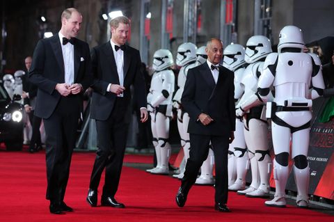 Prinz William und Prinz Harry bei "Star Wars"