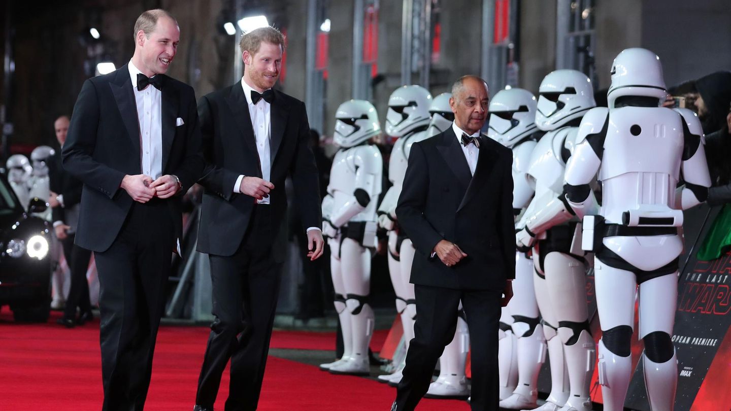 Prinz William und Prinz Harry bei "Star Wars"