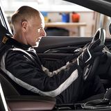 Volker Strycek saß bei Abstimmungsfahrten öfters selbst am Steuer