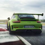 Porsche 911 GT3 RS - der statische Heckflügel ist imposant - und Geschmacksache