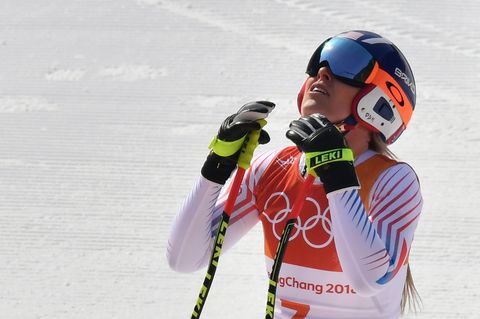 US-Superstar Lindsey Vonn war mit dem dritten Rang nur bedingt zufrieden