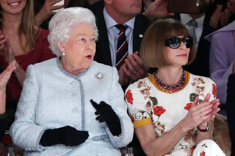 Queen Elizabeth II. und Anna Wintour