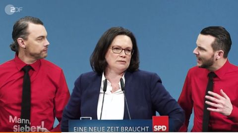 ZDF-Satire-Video über Andrea Nahles und die SPD