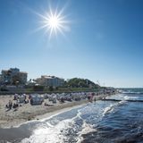 Platz 5: Kühlungsborner Strand im Ostseebad Kühlungsborn, Mecklenburg-Vorpommern  An der mecklenburgischen Ostseeküste liegt Kühlungsborn, der größte Bade- und Erholungsort Mecklenburgs, mit einer der längsten Strandpromenaden Deutschlands. 