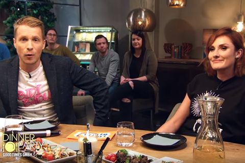 Comedienne Lena Liebkind war zu Gast bei Oliver Pochers "Dinner Party"