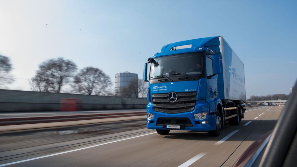 Elektro-Lastwagen von Daimler