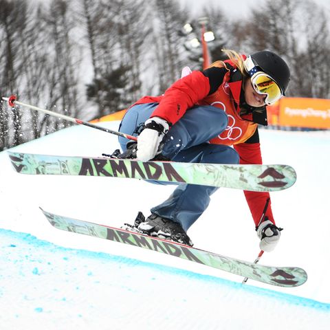 Ski-Freestyle-Dilettantin: Sie ist die schlechteste Sportlerin bei Olympia, aber das stört sie nicht