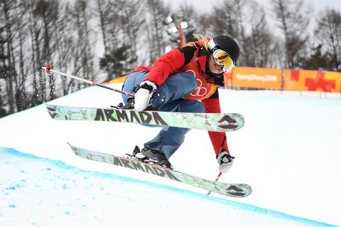 Ski-Freestyle-Dilettantin: Sie ist die schlechteste Sportlerin bei Olympia, aber das stört sie nicht