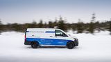 Bis zu Minus 25 Grad ht es beim Mercedes eVito Wintertest in Arjeplog
