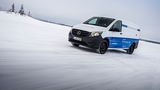 Mercedes eVito Wintertest in Arjeplog