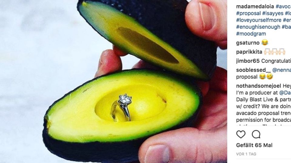 Avocado: Was die Frucht mit Verlobungen zu tun hat.