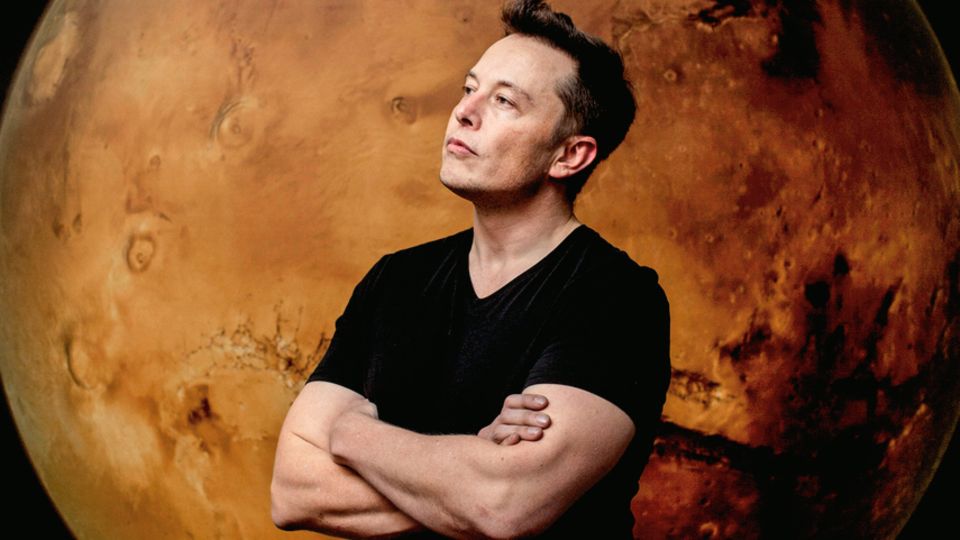 Visionär: Elon Musk hofft auf eine baldige Besiedlung des Erdnachbarn Mars