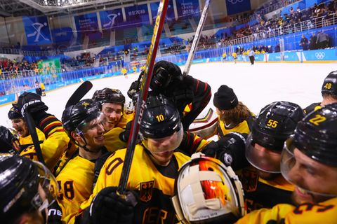 Jubel des Eishockey-Teams bei Olympia 2018 in Pyeongchang - ARD/ZDF bringen Emotionen nur mäßig rüber