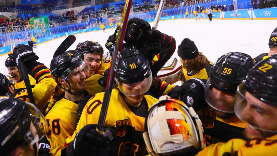 Jubel des Eishockey-Teams bei Olympia 2018 in Pyeongchang - ARD/ZDF bringen Emotionen nur mäßig rüber