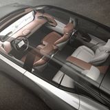 Der Innenraum des Byton Konzeptautos ist sehr geräumig