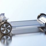 Beim Faraday Future FFZero01 Concept befindet sich die Batterie im Unterboden