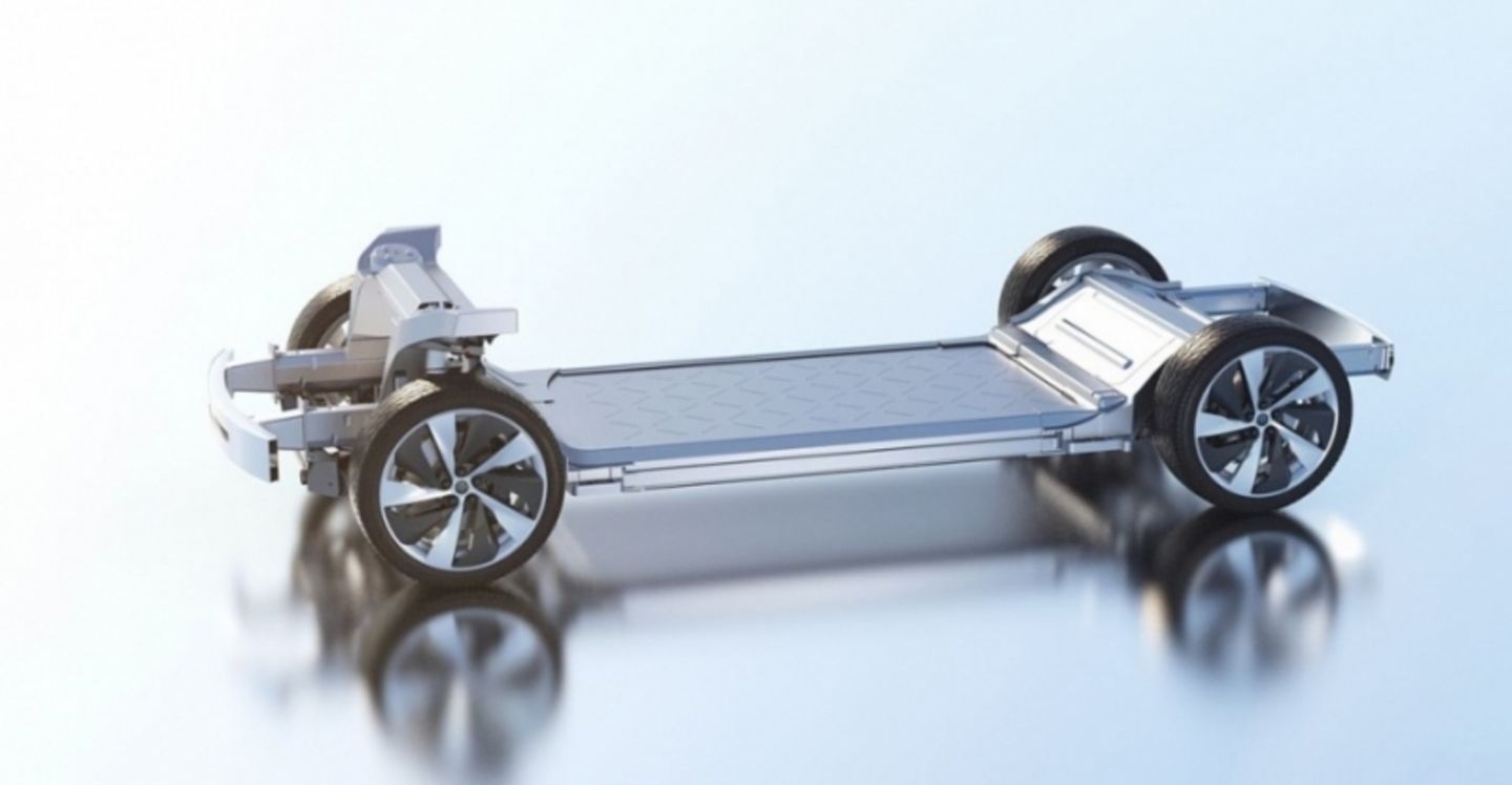 Beim Faraday Future FFZero01 Concept befindet sich die Batterie im Unterboden