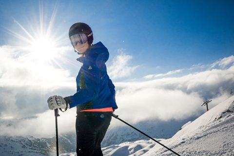 Auf Obertauerns schneesicheren Pisten unterwegs mit Maria Höfl-Riesch