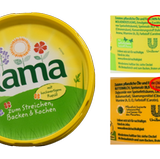 Rama von Unilever  ... zum Beispiel der Margarine-Hersteller Unilever. Rama enthielt in der Vergangenheit 46 Prozent Rapsöl. Aktuell sind es laut Zutatenliste nur noch 36 Prozent. Dafür enthält die Margarine nun mehr Trinkwasser.    So rechtfertigt sich der Hersteller:  Unilever verweist auf Anfrage auf Kundenwünsche. Die Konsumenten würden eine leichte und cremige Textur bevorzugen. "Wir haben daher die Zusammensetzung der klassischen Rama überarbeitet: Der Fettgehalt ist geringer, Buttermilch und eine leichter schmelzende Fettmischung machen das Produkt insgesamt cremiger.“