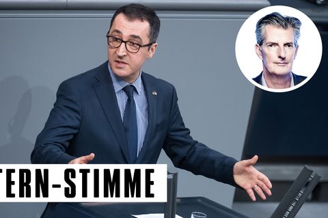 Cem Özdemir im Bundestag: Fünf Minuten ehrliche Empörung